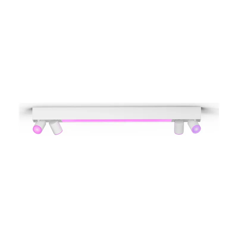 Philips Hue White & Ambiance Plafón Centris De Cuatro Focos