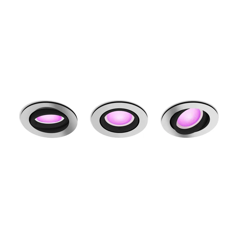 Philips Hue White & Ambiance Pack De 3 Focos Empotrables Centura