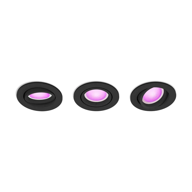Philips Hue White & Ambiance Pack De 3 Focos Empotrables Centura