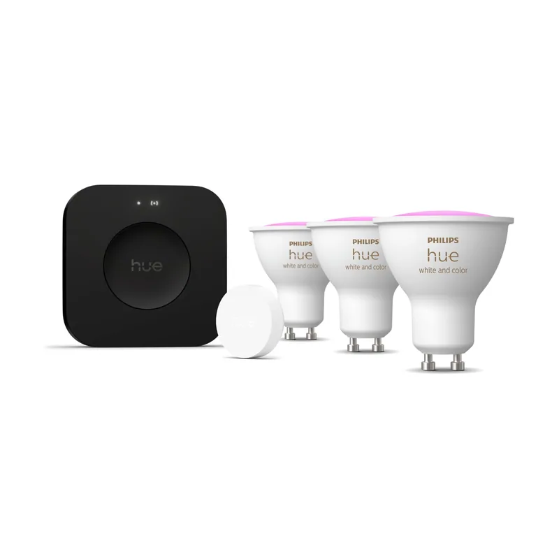 Philips Hue White & Ambiance Kit De Inicio 3 Bombillas Gu10