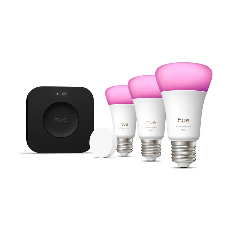 Philips Hue White & Ambiance Kit De Inicio 3 Bombillas E27