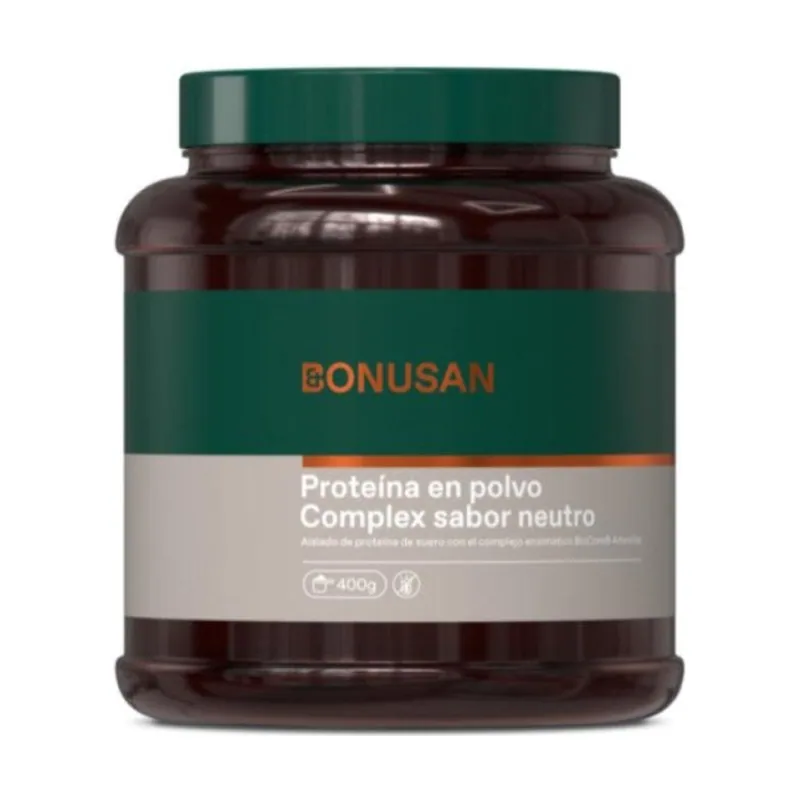Bonusan Proteína en Polvo Complex Sabor Neutro 400 g
