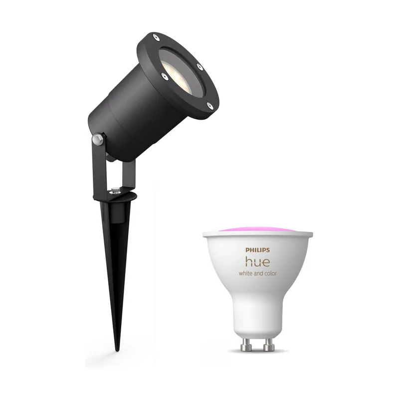 Philips Hue Pack Foco Philips Puled + Bombilla Gu10 Rgb
