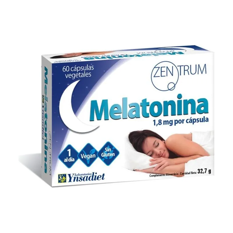 Zentrum Melatonina 1,8 Mg 60 Cápsulas Vegetales