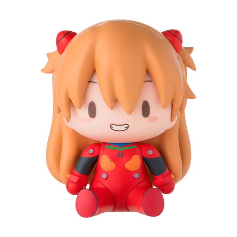 Sega Figura Asuka Plug Suit Evangelion Theatrical Edition Fuwa Petit Chibi 8 cm