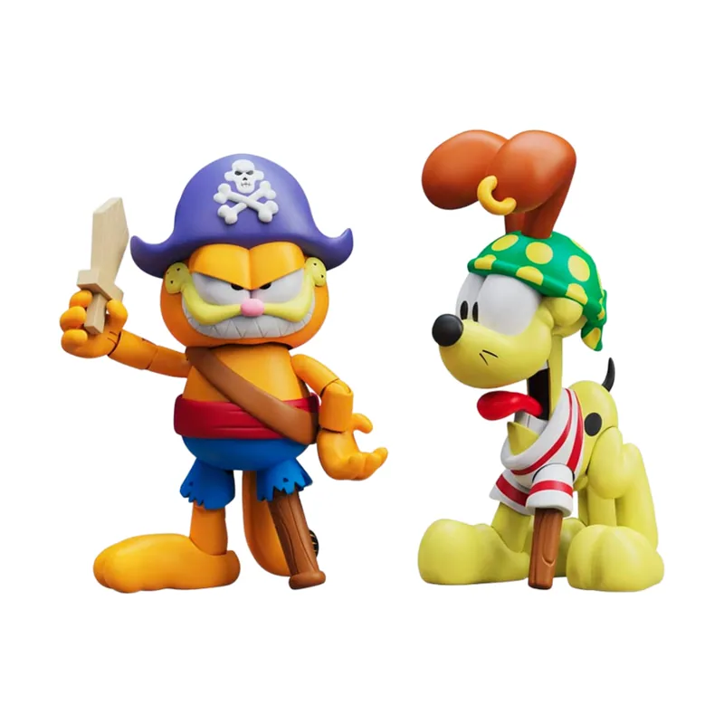 Boss Fight Studio Figuras Garfield Pirata y Odie Pirata Garfield